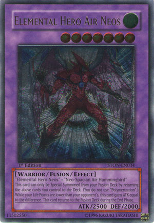 Elemental Hero Air Neos [STON-EN034] Ultimate Rare 