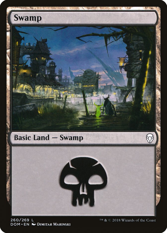 Swamp (260) [Dominaria] 