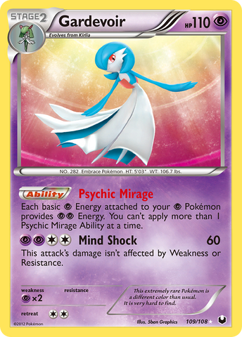 Gardevoir (109/108) [Black &amp; White: Dark Explorers] 