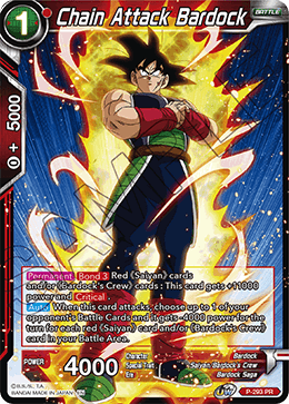 Chain Attack Bardock (P-293) [Tournament Promotion Cards] 