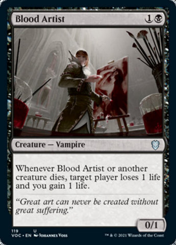 Blood Artist [Innistrad: Crimson Vow Commander] 