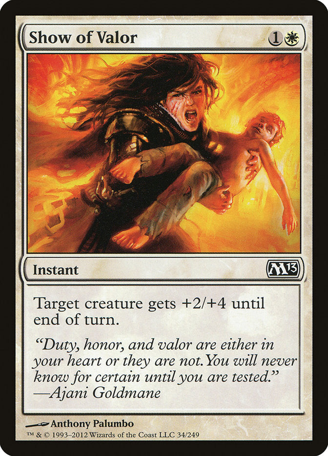 Show of Valor [Magic 2013] 