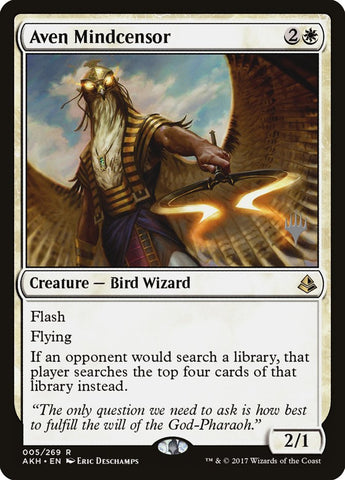 Aven Mindcensor (Promo Pack) [Amonkhet Promos] 