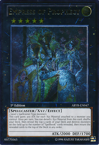 Empress of Prophecy (UTR) [ABYR-EN047] Ultimate Rare 