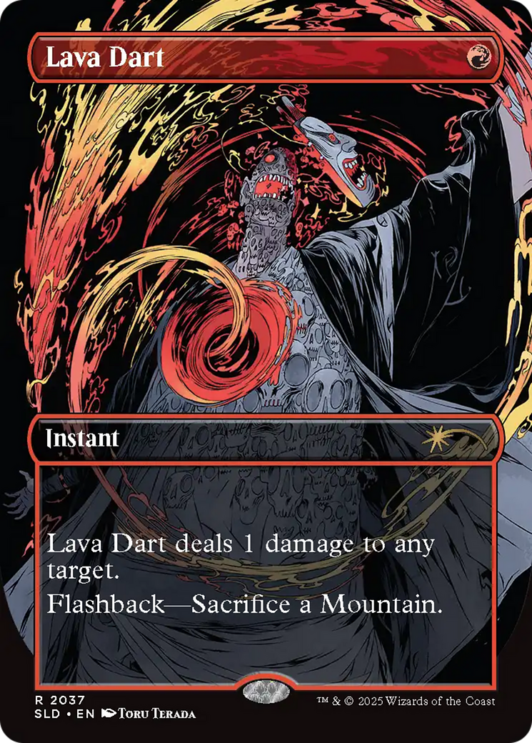 Lava Dart (Rainbow Foil) [Secret Lair Drop Series] 