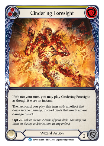 Cindering Foresight (Yellow) [1HP318] (History Pack 1) 