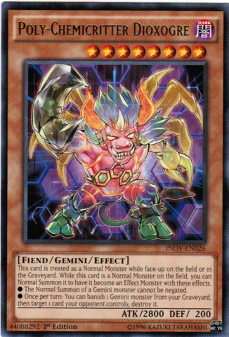 Poly-Chemicritter Dioxogre [INOV-EN026] Rare 