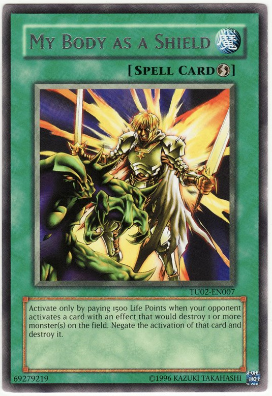 My Body as a Shield [TU02-EN007] Rare 