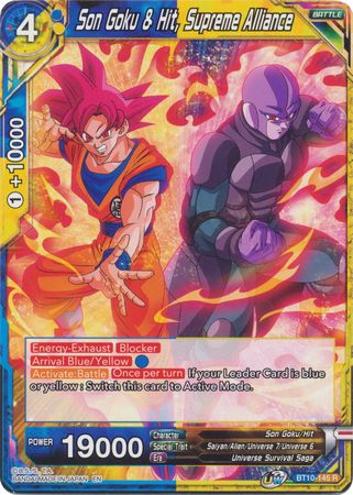 Son Goku &amp; Hit, Supreme Alliance (BT10-145) [Rise of the Unison Warrior] 