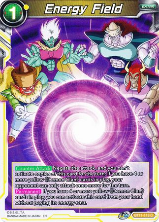 Energy Field (BT11-118) [Vermilion Bloodline 2nd Edition] 