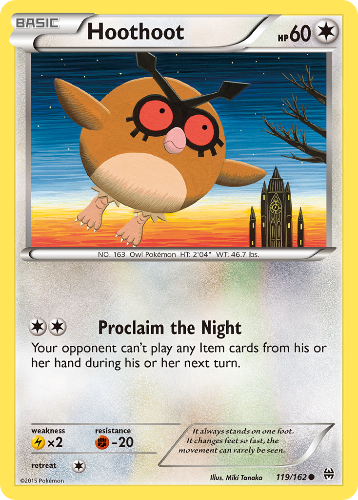 Hoothoot (119/162) [XY: BREAKthrough] 