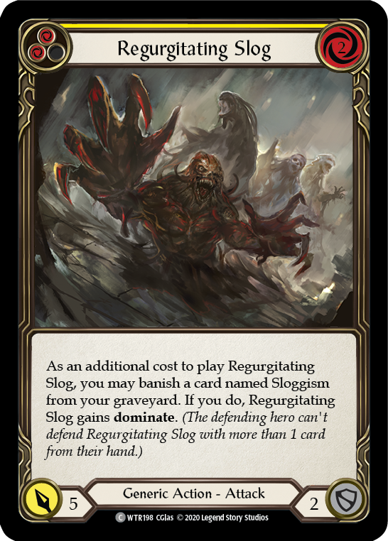 Regurgitating Slog (Yellow) [U-WTR198] (Welcome to Rathe Unlimited) Unlimited Rainbow Foil 