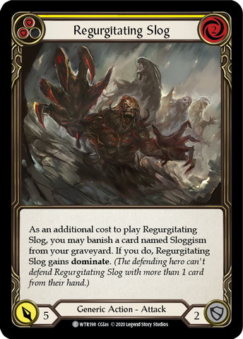 Regurgitating Slog (Yellow) [U-WTR198] (Welcome to Rathe Unlimited) Unlimited Rainbow Foil 