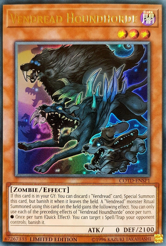 Vendread Houndhorde [COTD-ENSP1] Ultra Rare 