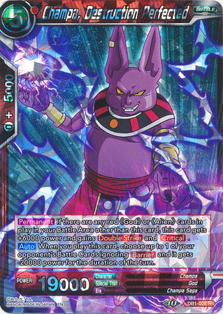 Champa, Destruction Perfected (DB1-006) [Dragon Brawl] 