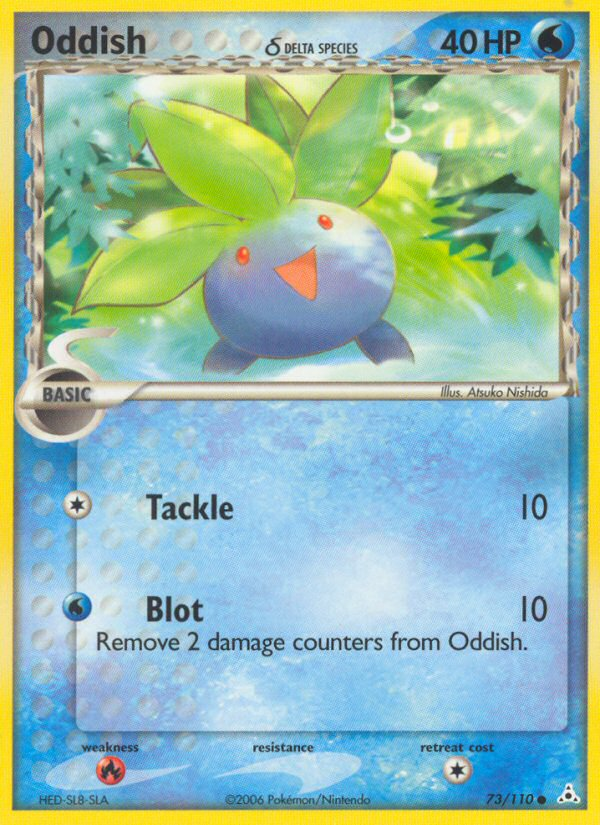 Oddish (73/110) (Delta Species) [EX: Holon Phantoms] 