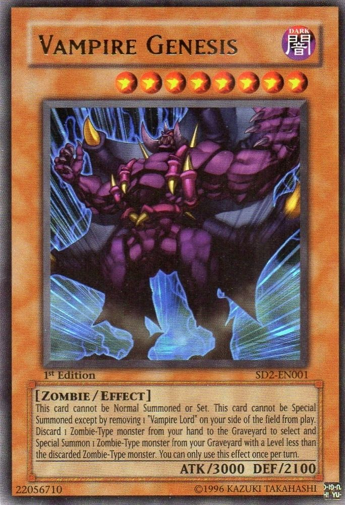 Vampire Genesis [SD2-EN001] Ultra Rare 