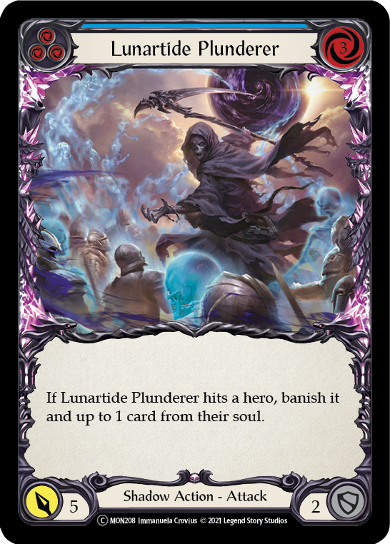 Lunartide Plunderer (Blue) [U-MON208] (Monarch Unlimited) Unlimited Normal 