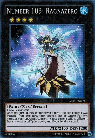Number 103: Ragnazero [AP07-EN009] Super Rare 