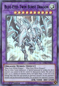 Blue-Eyes Twin Burst Dragon (Blue) [LDS2-EN019] Ultra Rare 