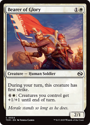Bearer of Glory [Tarkir: Dragonstorm] 
