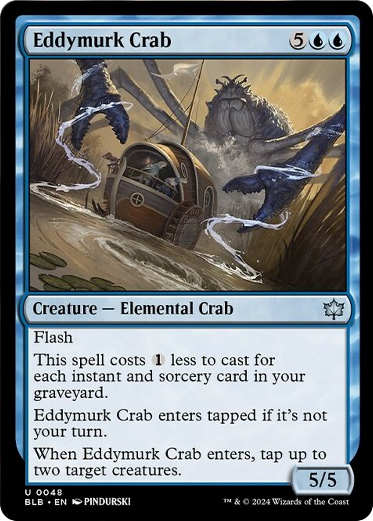 Eddymurk Crab [Bloomburrow] 