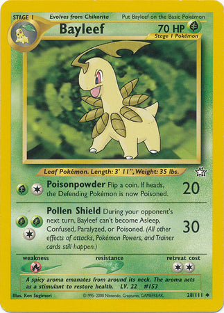 Bayleef (28/111) [Neo Genesis Unlimited] 