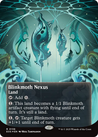 Blinkmoth Nexus (0138) (Borderless) (Galaxy Foil) [Edge of Eternities: Stellar Sights] 