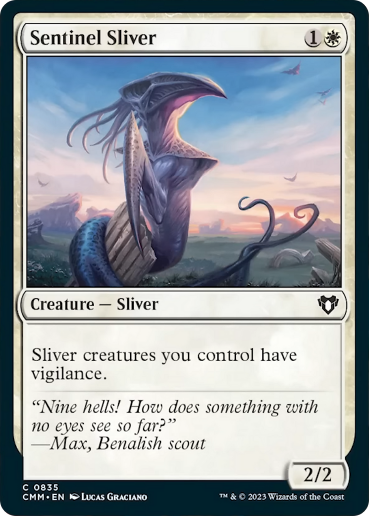 Sentinel Sliver [Commander Masters]