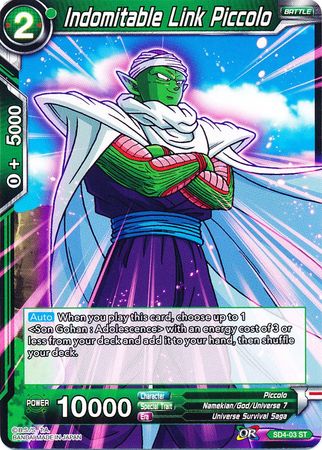 Indomitable Link Piccolo (Starter Deck - The Guardian of Namekians) (SD4-03) [Colossal Warfare] 