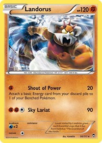 Landorus (58/111) (Theme Deck Exclusive) [XY: Furious Fists] 