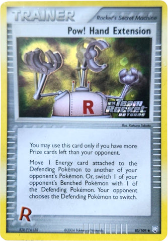 Pow! Hand Extension (85/109) (Stamped) [EX: Team Rocket Returns] 