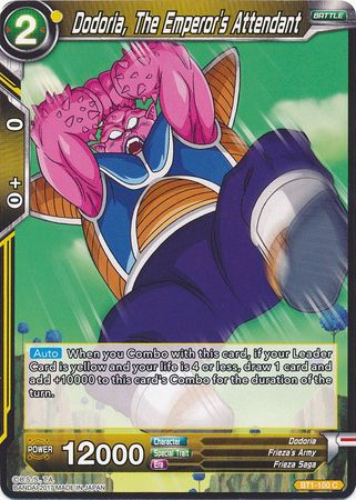 Dodoria, The Emperor's Attendant (BT1-100) [Galactic Battle] 