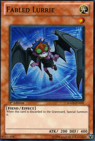 Fabled Lurrie [HA02-EN031] Super Rare 