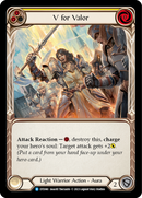 V for Valor (Yellow) [DTD061] (Dusk Till Dawn) Rainbow Foil 