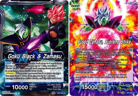Goku Black &amp; Zamasu // Fused Zamasu, Supreme Strike (BT7-026) [Assault of the Saiyans] 