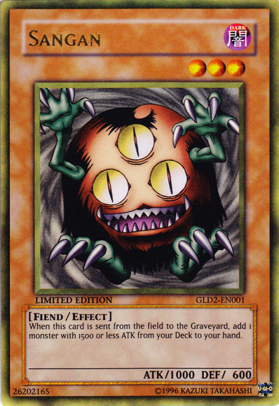 Sangan [GLD2-EN001] Ultra Rare 