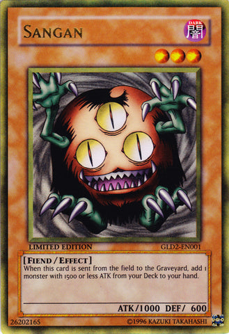 Sangan [GLD2-EN001] Ultra Rare 