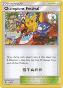 Champions Festival (SM78) (2017 Staff) [Sun &amp; Moon: Black Star Promos] 