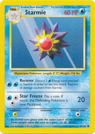 Starmie (64/102) [Base Set Unlimited] 