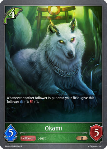 Okami (BP01-021EN) [Advent of Genesis] 