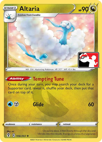 Altaria (106/203) [Prize Pack Series One] 