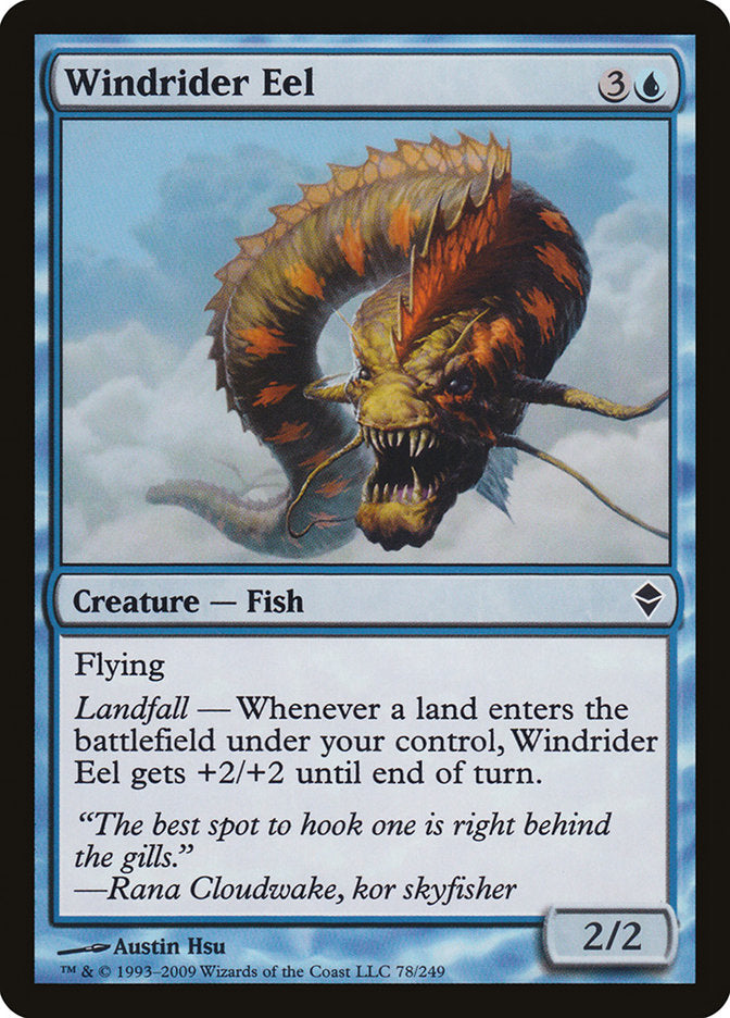 Windrider Eel [Zendikar] 