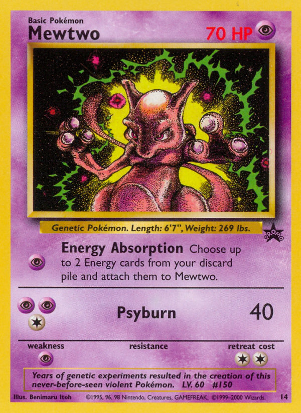 Mewtwo (14) [Wizards of the Coast: Black Star Promos] 
