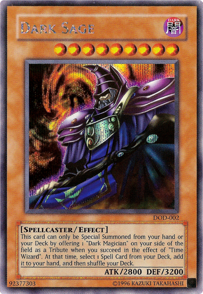 Dark Sage [DOD-002] Prismatic Secret Rare 