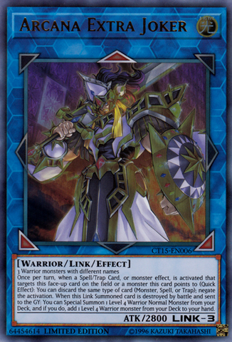 Arcana Extra Joker [CT15-EN006] Ultra Rare 