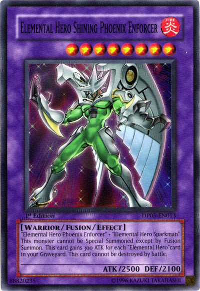 Elemental Hero Shining Phoenix Enforcer [DP05-EN013] Super Rare 
