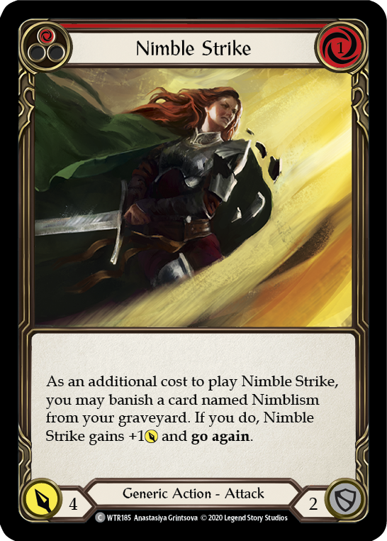 Nimble Strike (Red) [U-WTR185] (Welcome to Rathe Unlimited) Unlimited Normal 