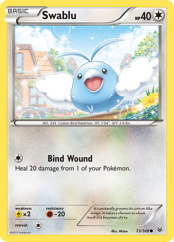 Swablu (73/108) [XY: Roaring Skies] 