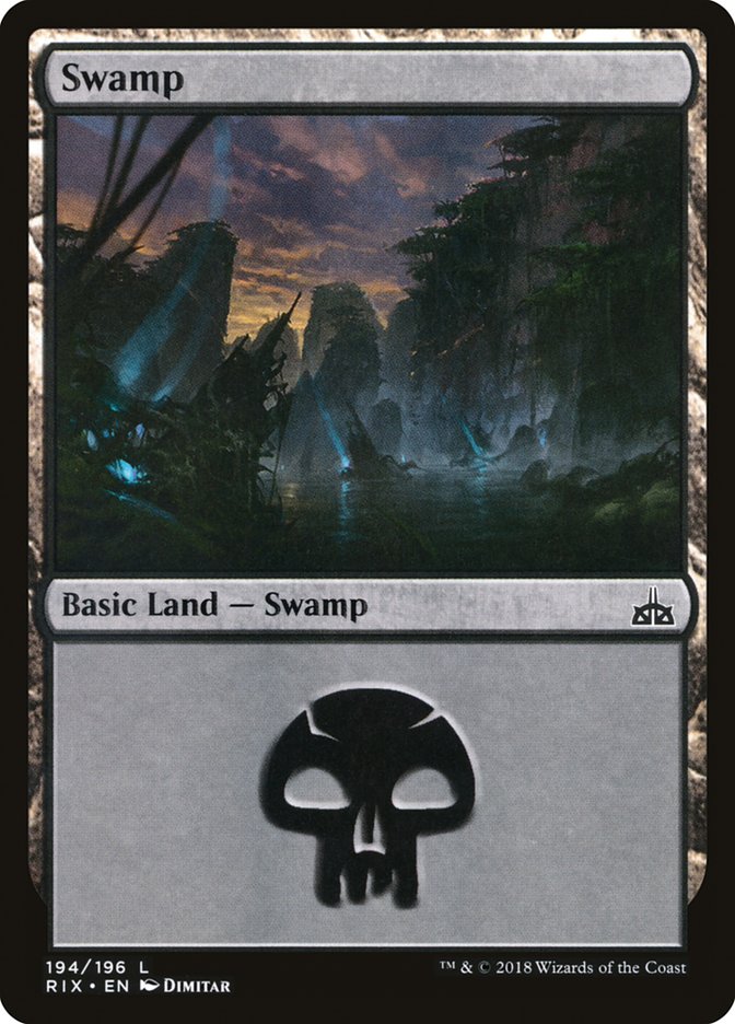 Swamp (194) [Rivals of Ixalan] 